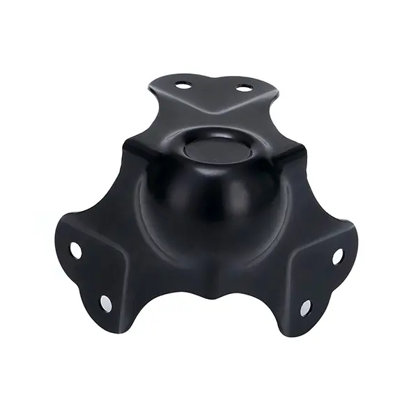 Large stacking ball corner with offset black