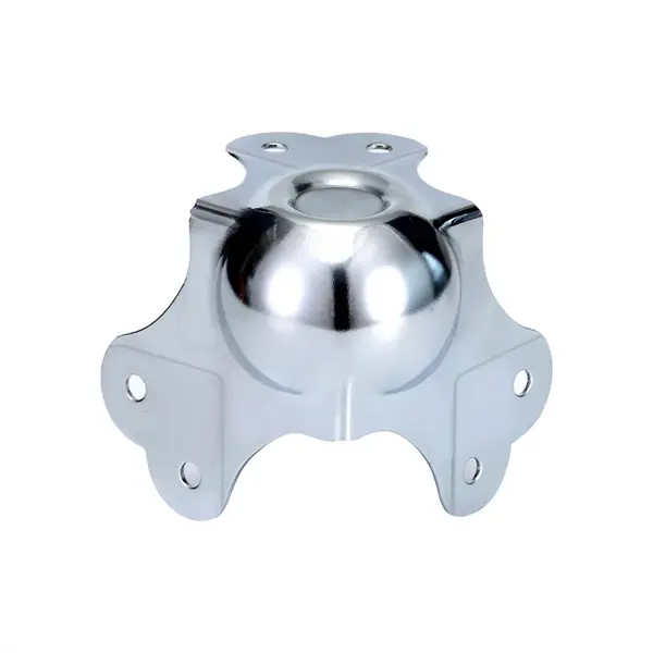 Flight case ball corner female with offset