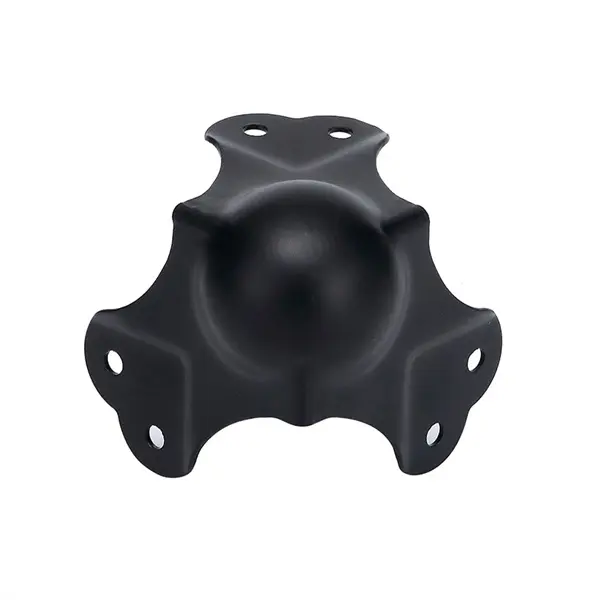 Black Heavy Duty Ball Corner 2.5mm Radius