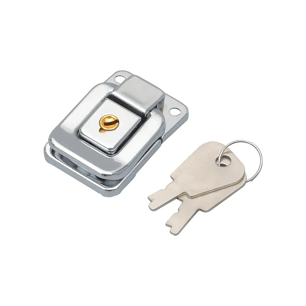 40*27MM case latch lock with key chrome M403B