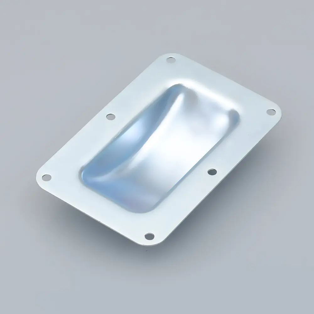 Recessed castor dishes