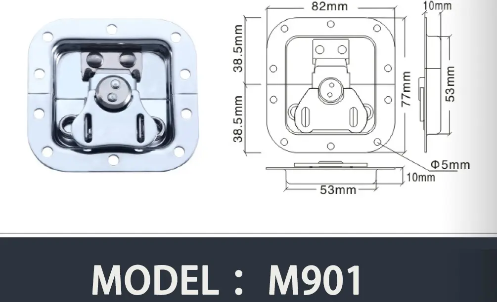small size recessed latches packable M902 (4)pbh