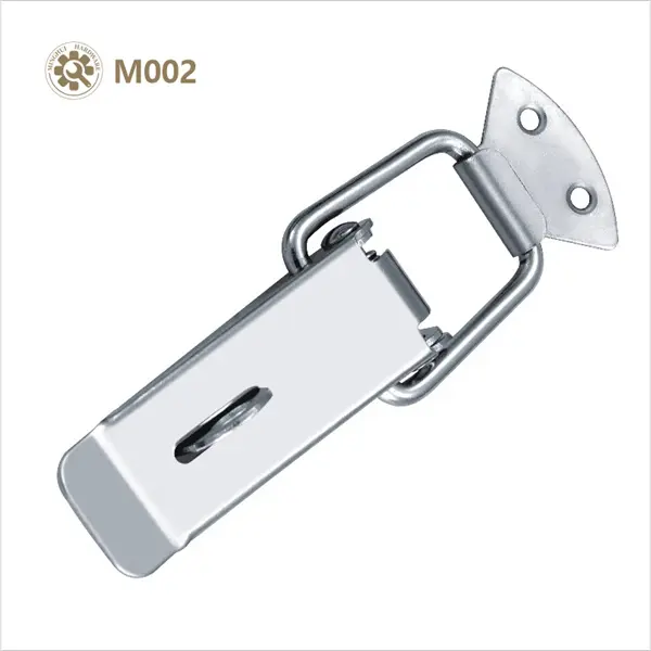 Toggle latch hasp lock with Padlock hole