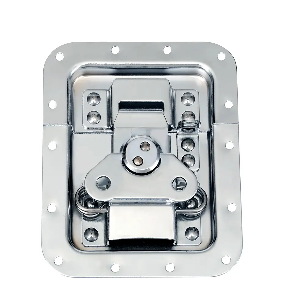 Padlockable Large size flight case latch in dish 157*127