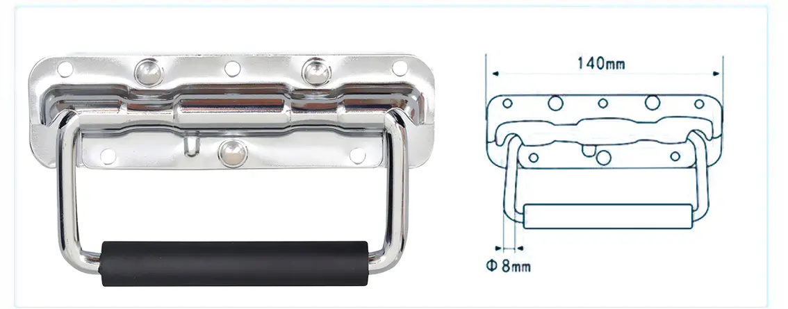 140MM Spring Loaded Side Handles (4)ti7