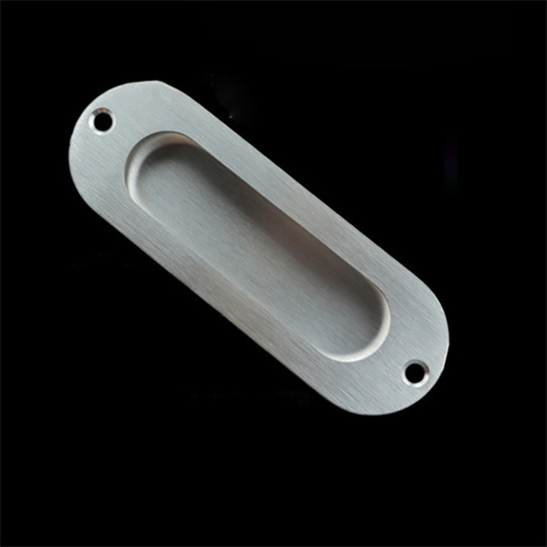 Oval shaped hidden door handle MR003A