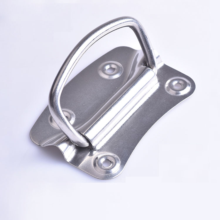 Nickel plated chest handle
