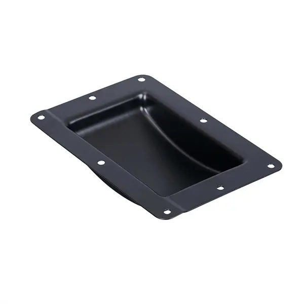 Flight case medium castor dish black MW02