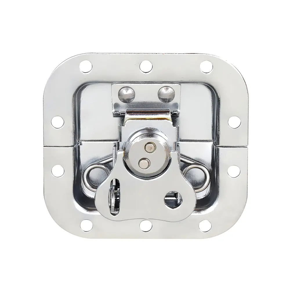 Recessed Butterfly Latch Small with Spring in Small Dish M901